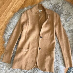 J. Crew Factory Tan Cotton Blazer
